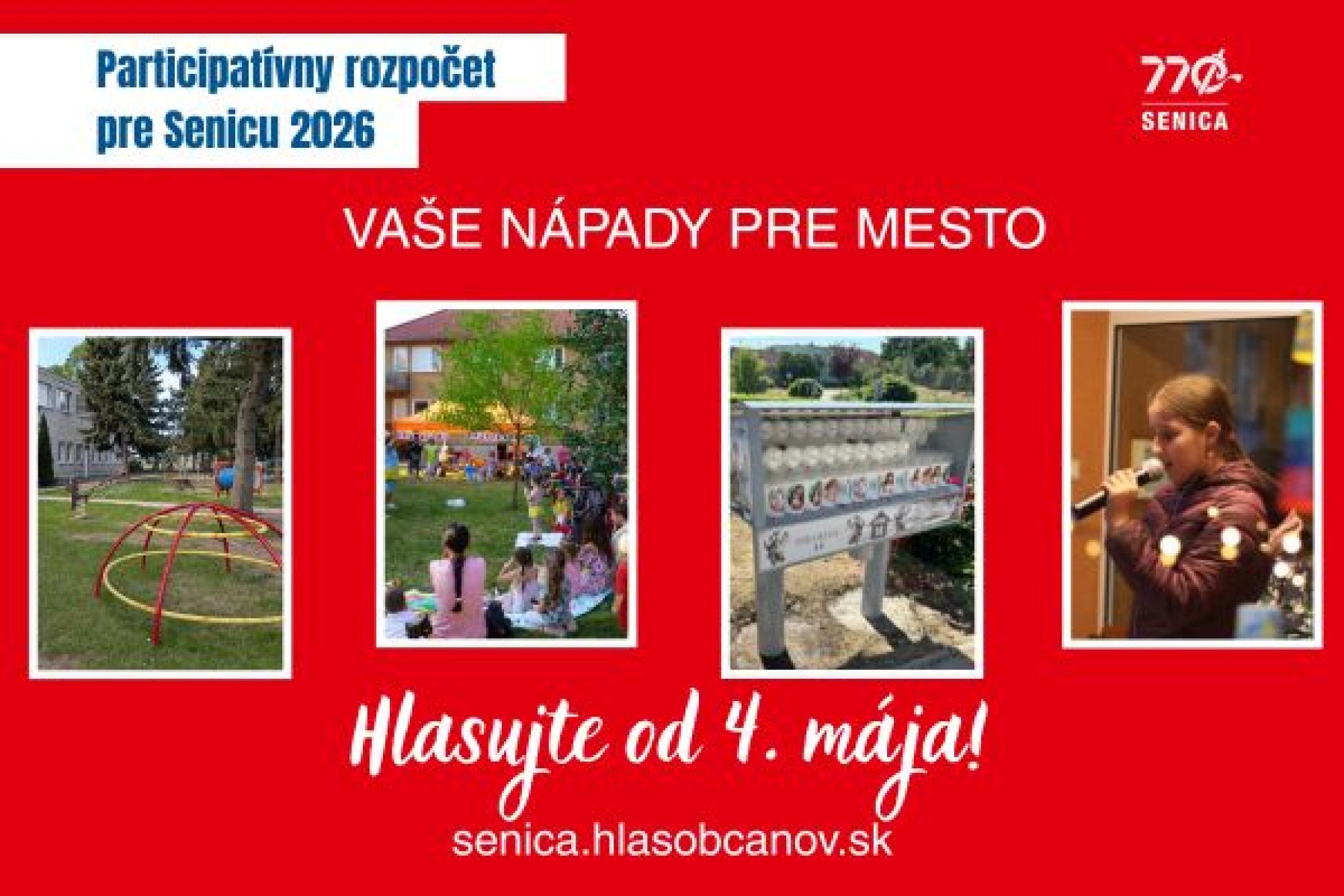 Občania v máji rozhodnú o dobrých nápadoch pre mesto