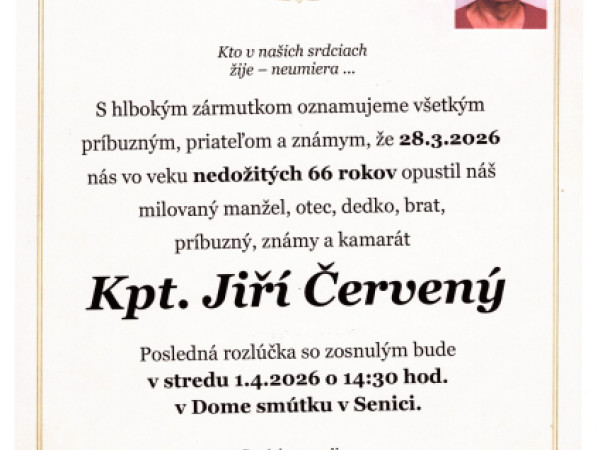 Kpt. Jiří Červený