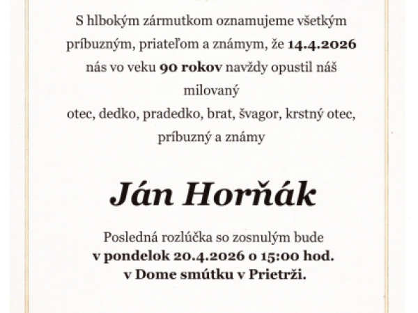 Ján Horňák