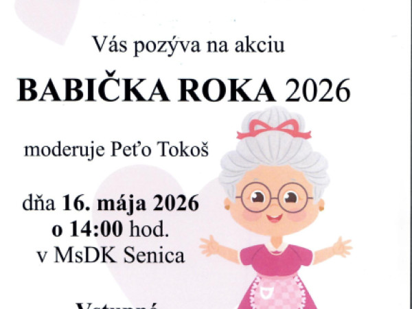 Babička roka 2026