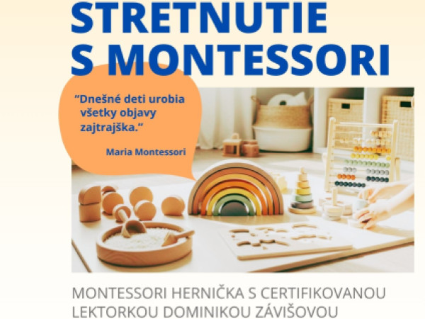 Hravé stretnutie s Montessori
