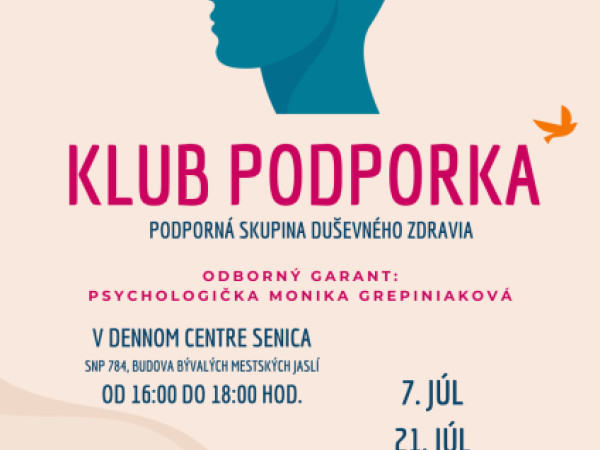Klub Podporka počas leta