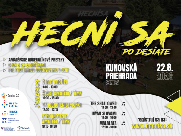 Obľúbené adrenalínové preteky Hecni sa oslavujú 10. narodeniny