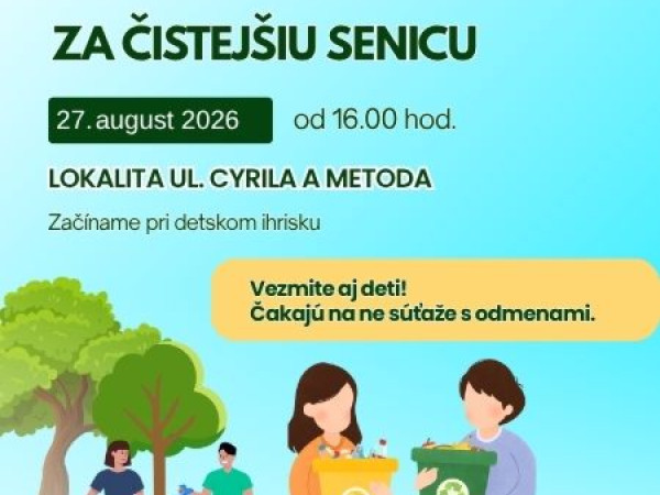 Občania sa môžu zapojiť do upratovania sídliska Cyrila a Metoda