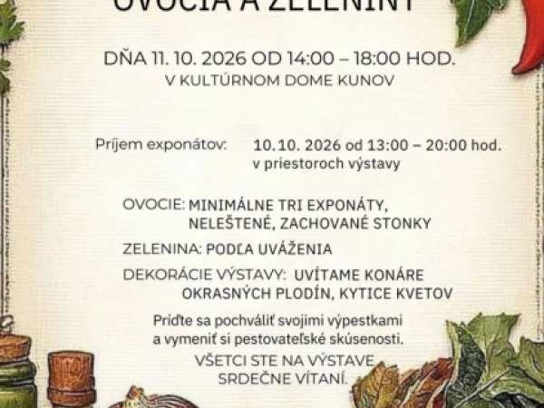 Výstava ovocia a zeleniny