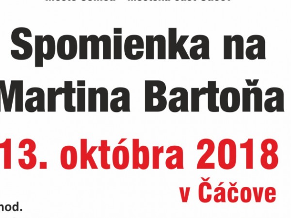 Spomienka na Martina Bartoňa