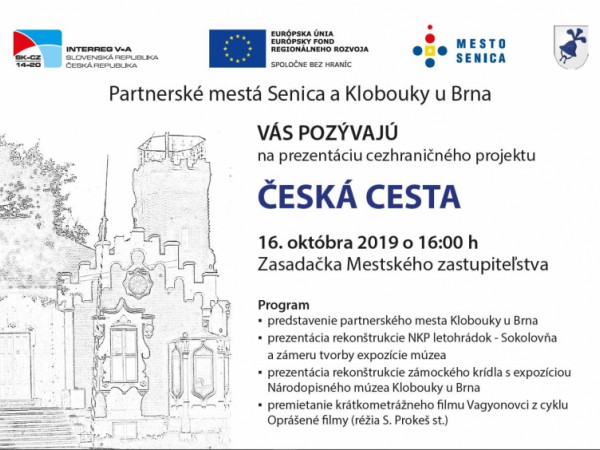 Prezentácia projektu Česká cesta