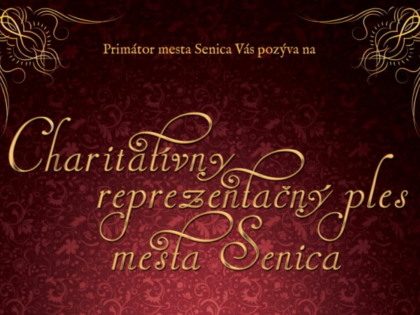 Charitatívny reprezentačný ples mesta Senica