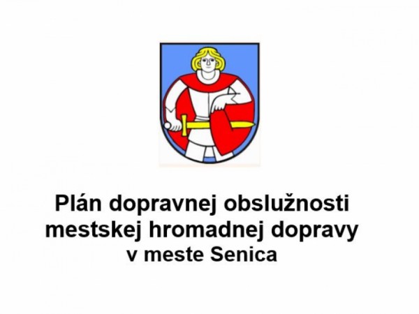 Plán dopravnej obslužnosti mestskej hromadnej dopravy v meste Senica