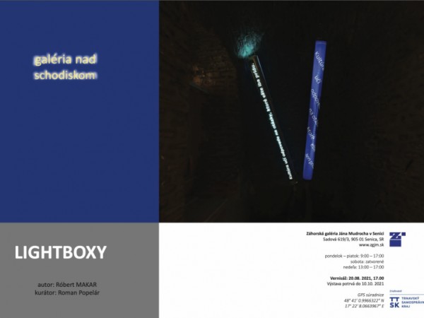 Komorná výstava slovenského grafika Róberta Makara Lightboxy