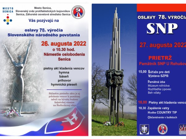 Oslavy 78. výročia Slovenského národného povstania