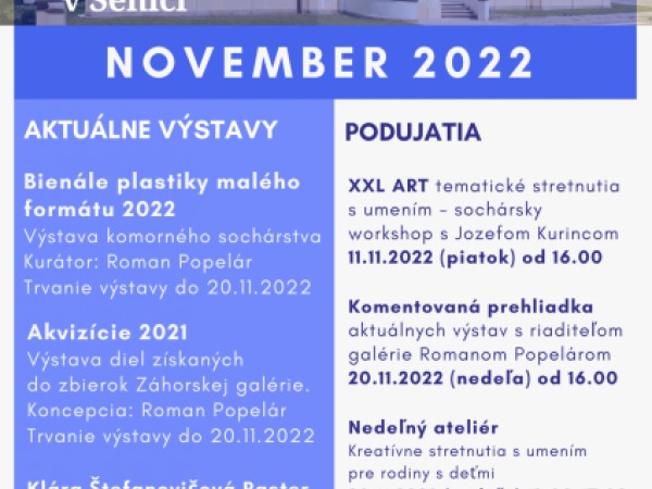 November v Záhorskej galérii J. Mudrocha