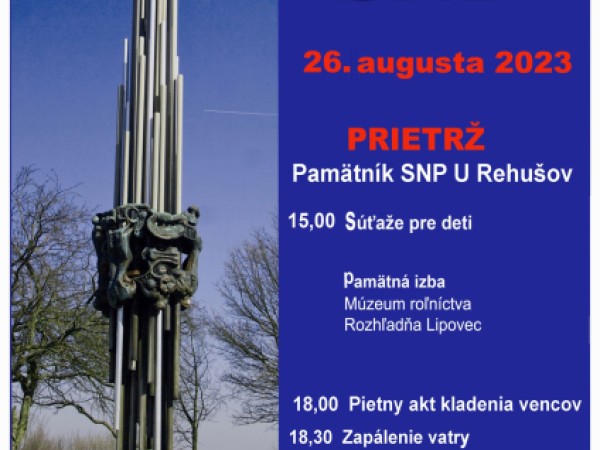 Regionálne oslavy 79. výročia Slovenského národného povstania v Prietrži