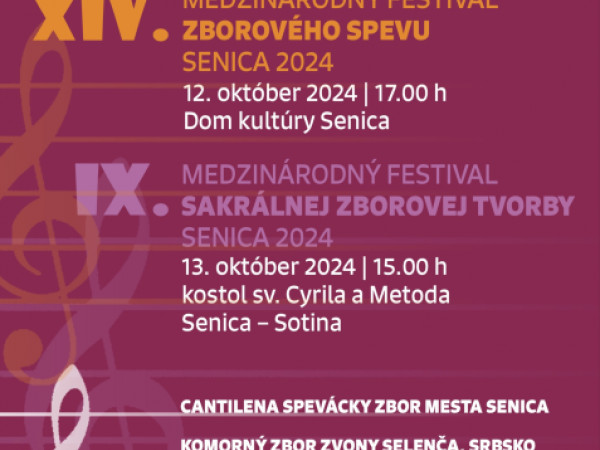 Medzinárodného festivalu zborového spevu, Medzinárodný festival sakrálnej zborovej tvorby