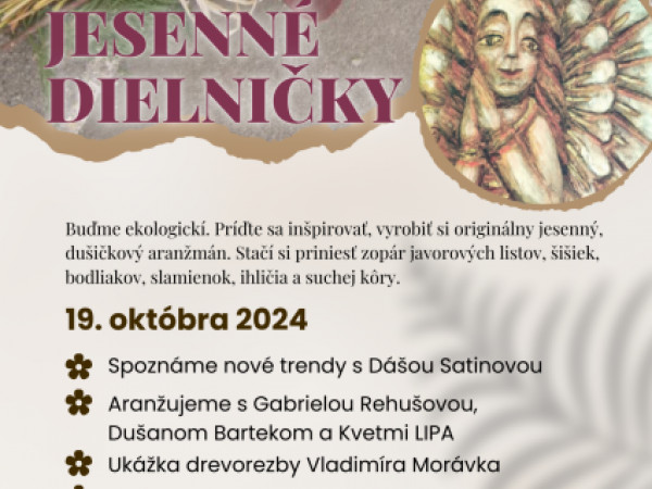 Jesenné dielničky - vyrobte si eko aranžmán