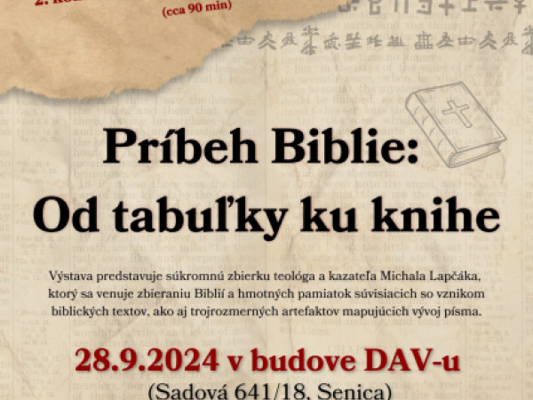 Príbeh Biblie: Od tabuľky ku knihe