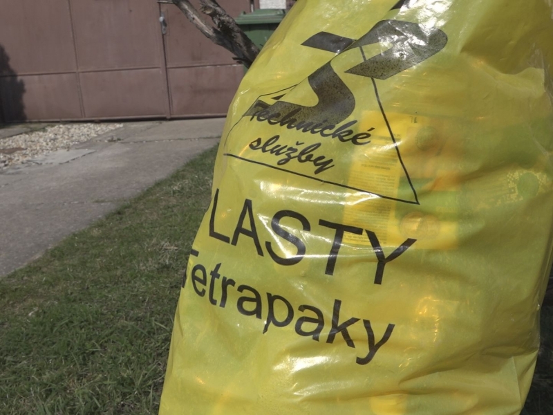 Vrecia na plastový odpad jednorazové