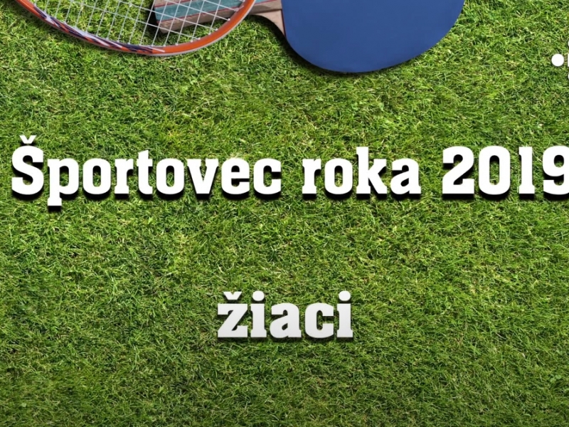 Profily najlepších športovcov Senice za rok 2019 - kategória žiaci