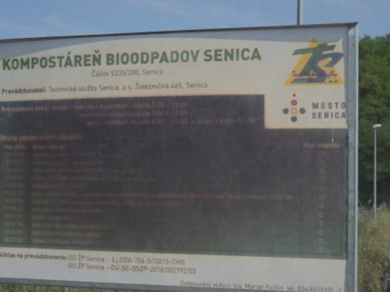 Seničania sú pomerne zodpovední v separovaní bioodpadu