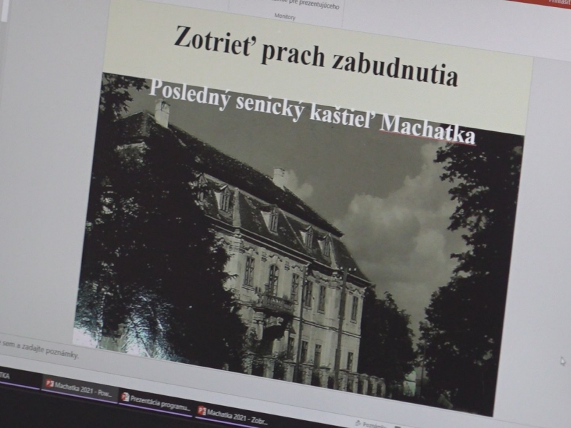 Ján Peter a Ján Hromek predstavili zaujímavú minulosť kaštieľa Machatka