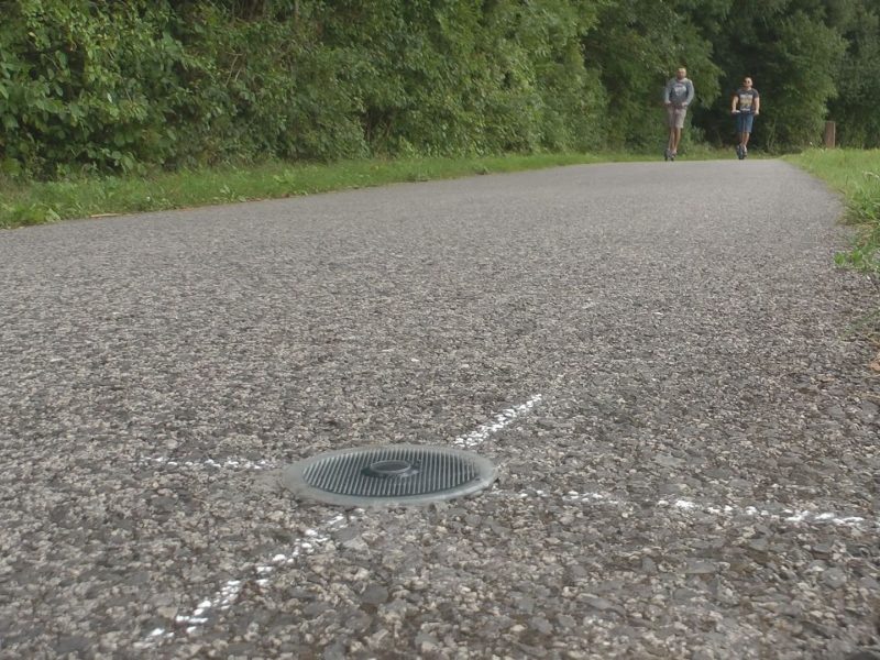 Na cyklotrase pribudlo špeciálne LED osvetlenie
