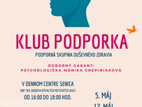 Klub Podporka v máji
