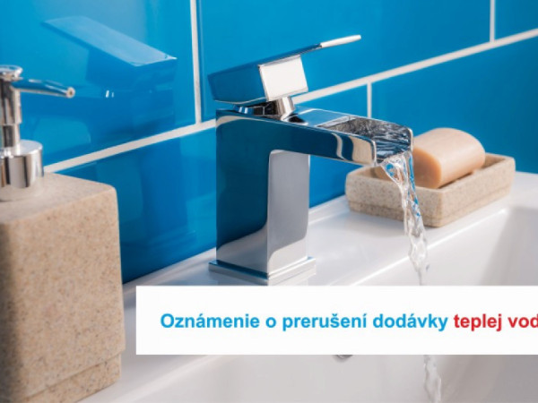 Odstávka dodávky teplej vody - august 2026