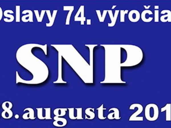 Oslavy 74. výročia SNP