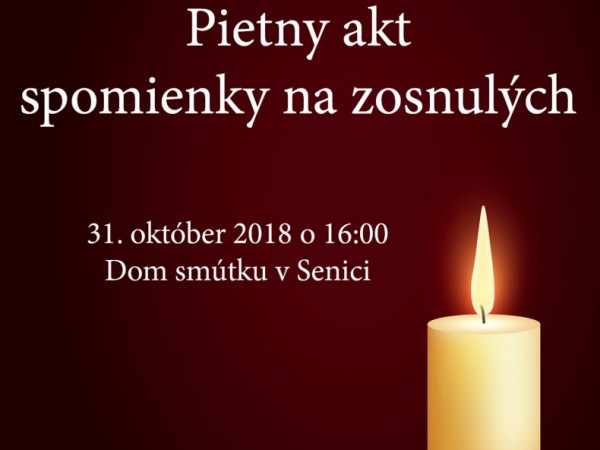 Pietny akt spomienky na zosnulých