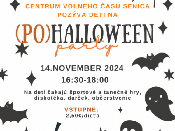 (Po)Halloween party pre deti