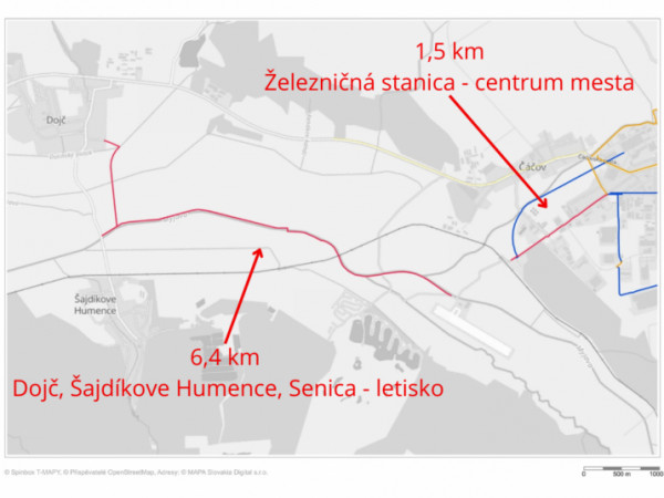 Senica vybuduje ďalšie dve nové cyklotrasy v celkovej dĺžke 8 kilometrov