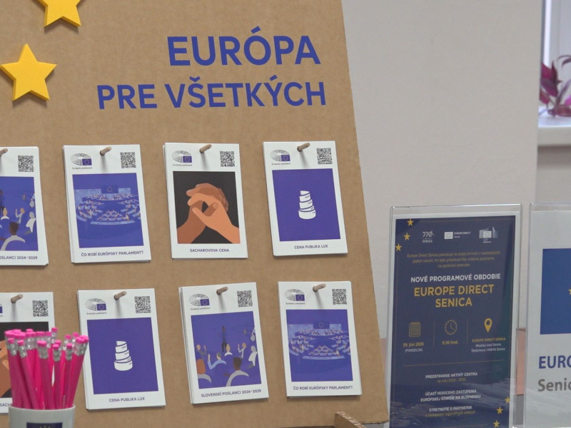 Nové programové obdobie Europe Direct Senica