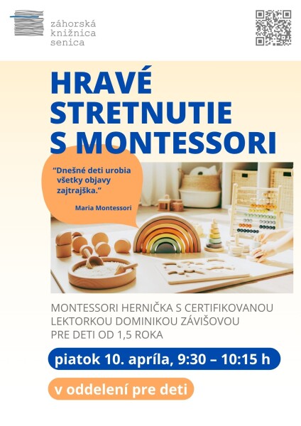 Hravé stretnutie s Montessori