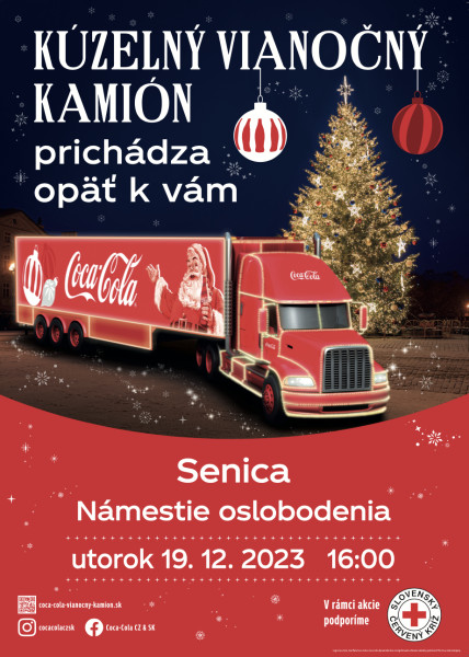 Vianočný kamión Coca-Cola