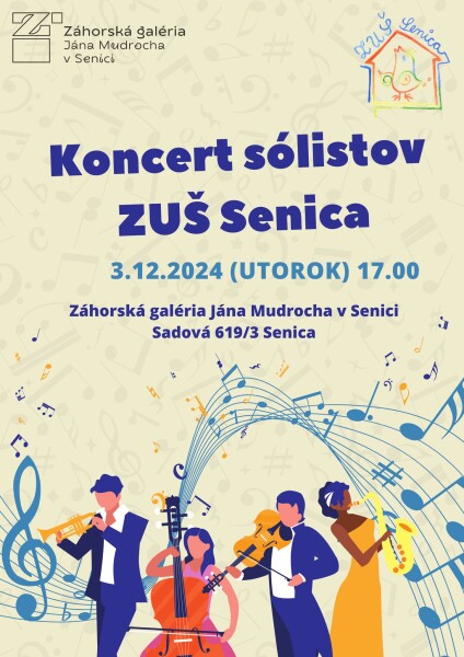 Koncert sólistov ZUŠ Senica