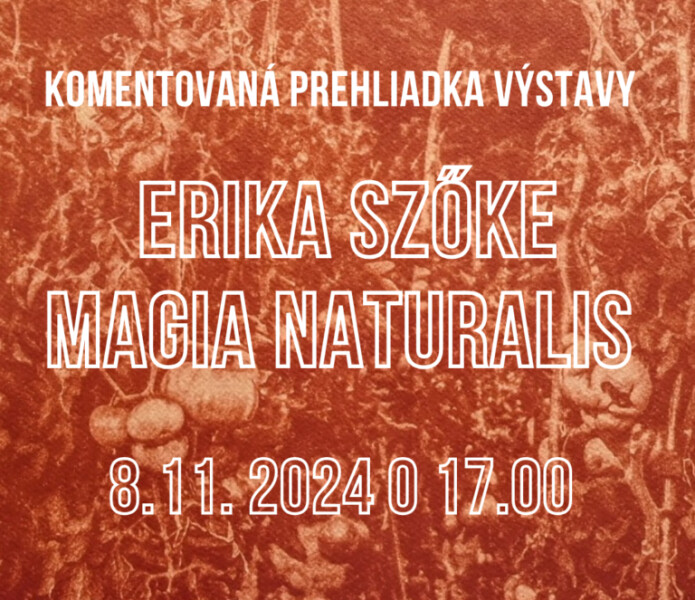 Komentovaná prehliadka výstavy Erika Szőke: Magia Naturalis