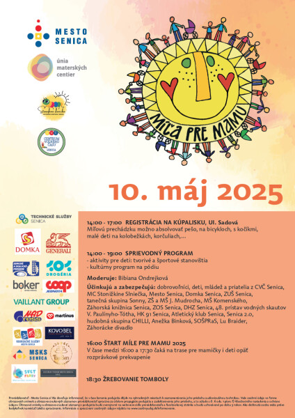 Míľa pre mamu 2025 v Senici