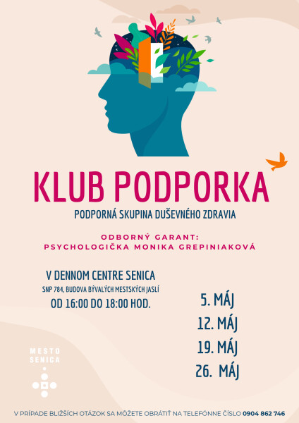 Klub Podporka v máji